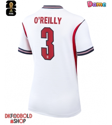 England Nico O'Reilly #3 Hjemmebanetrøje Dame VM 2026 Kort ærmer